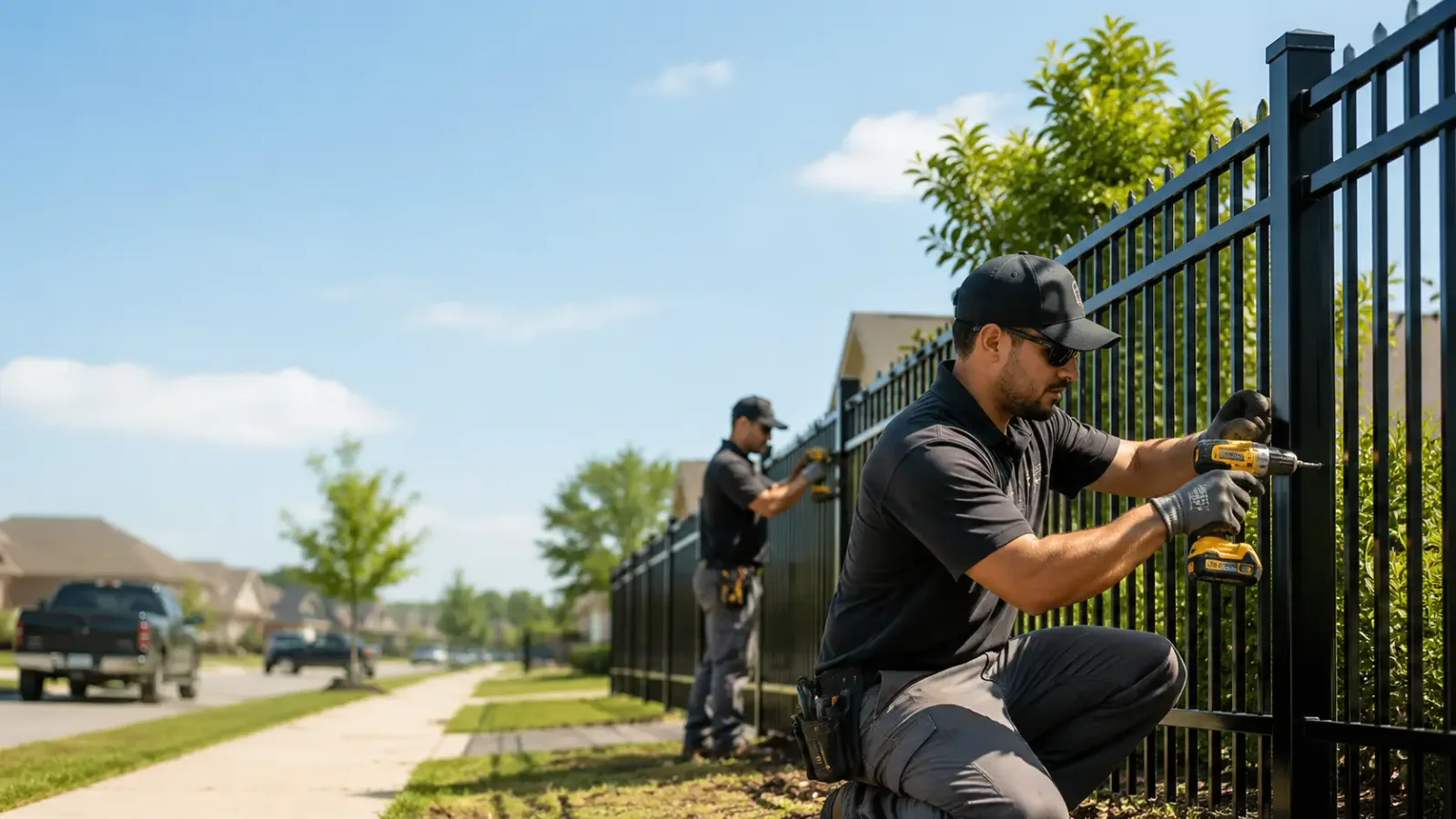 Metal Fence Installation in Strang, OK